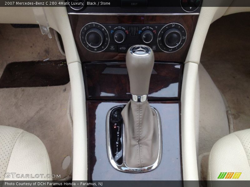 Black / Stone 2007 Mercedes-Benz C 280 4Matic Luxury