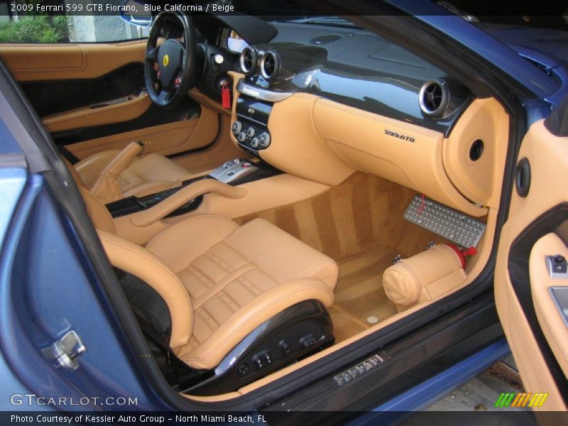 Dashboard of 2009 599 GTB Fiorano 