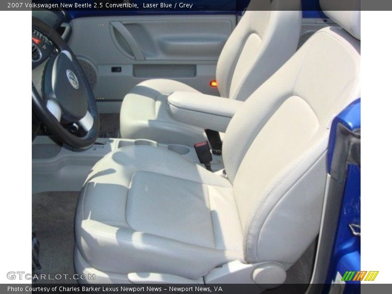 Laser Blue / Grey 2007 Volkswagen New Beetle 2.5 Convertible