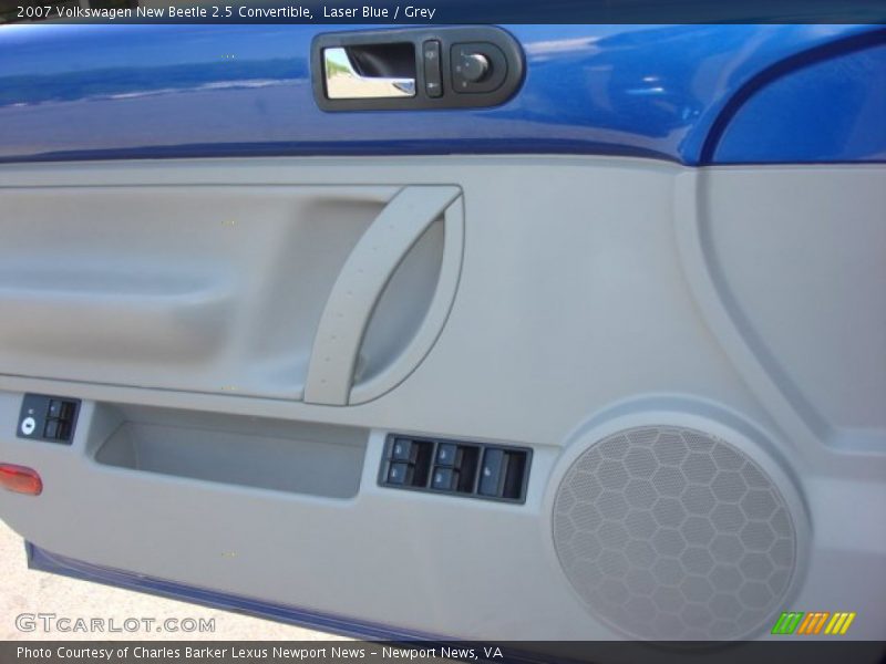 Laser Blue / Grey 2007 Volkswagen New Beetle 2.5 Convertible
