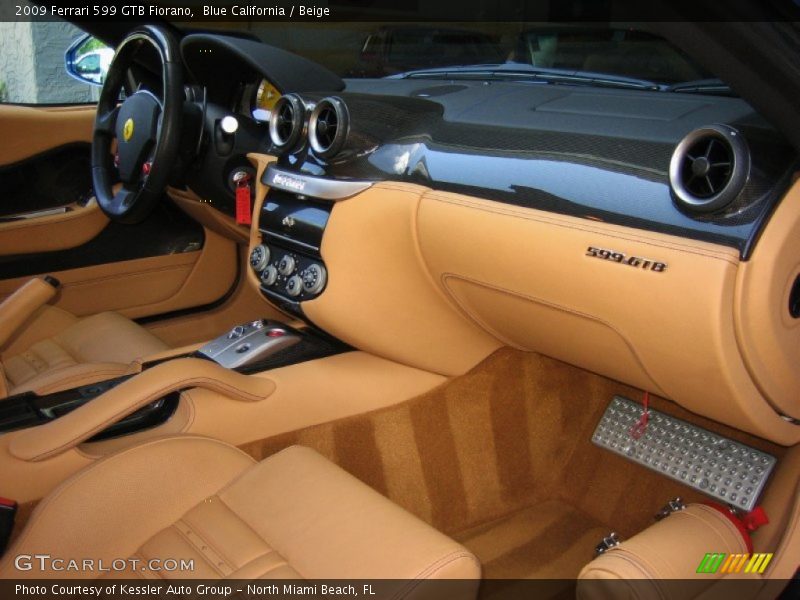 Blue California / Beige 2009 Ferrari 599 GTB Fiorano