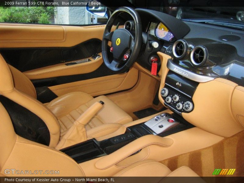Blue California / Beige 2009 Ferrari 599 GTB Fiorano