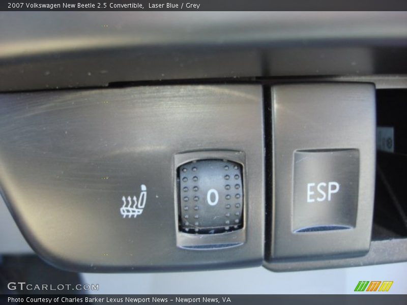 Laser Blue / Grey 2007 Volkswagen New Beetle 2.5 Convertible