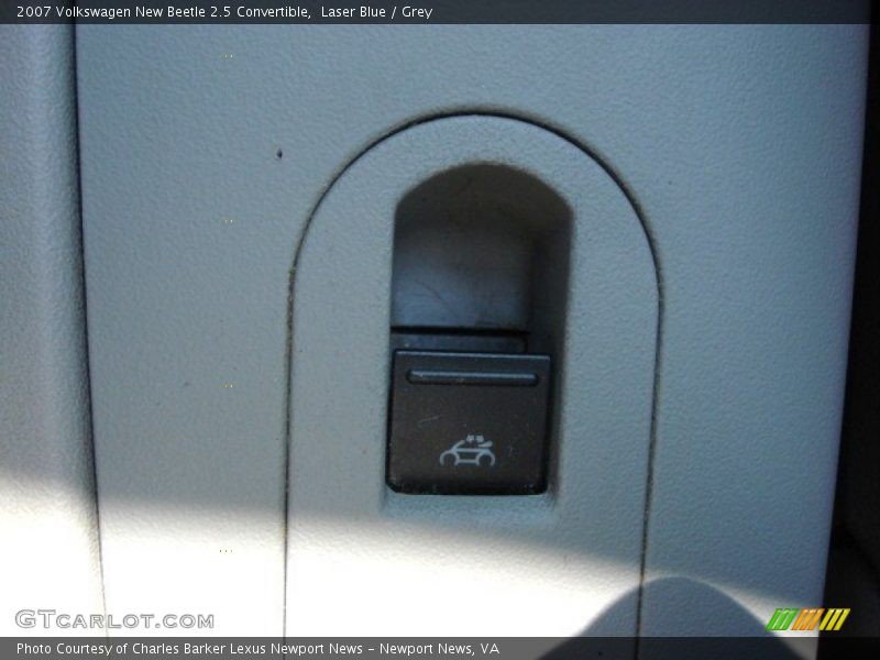 Laser Blue / Grey 2007 Volkswagen New Beetle 2.5 Convertible