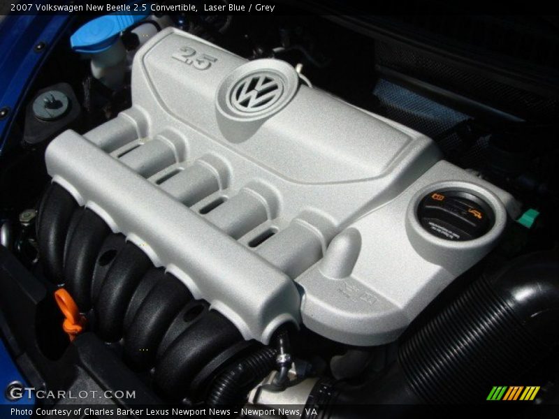 Laser Blue / Grey 2007 Volkswagen New Beetle 2.5 Convertible
