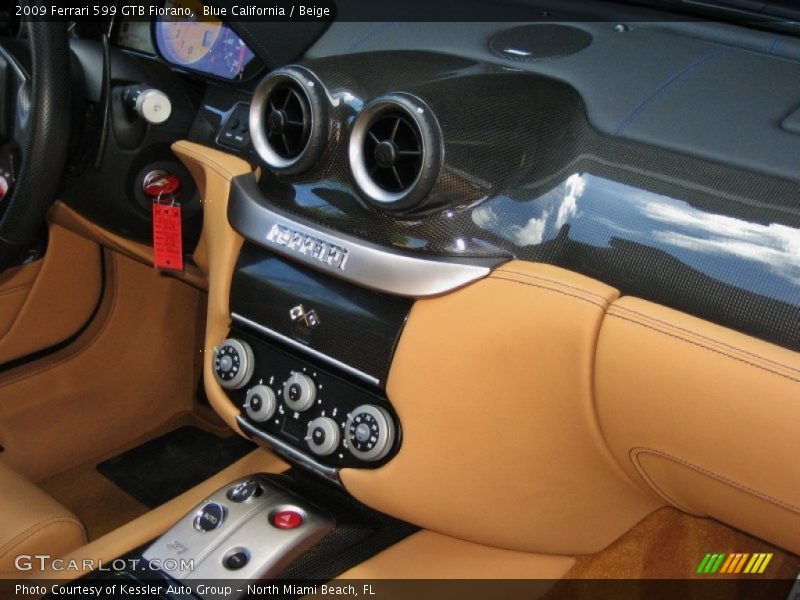 Blue California / Beige 2009 Ferrari 599 GTB Fiorano