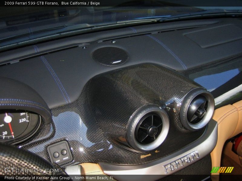 Blue California / Beige 2009 Ferrari 599 GTB Fiorano