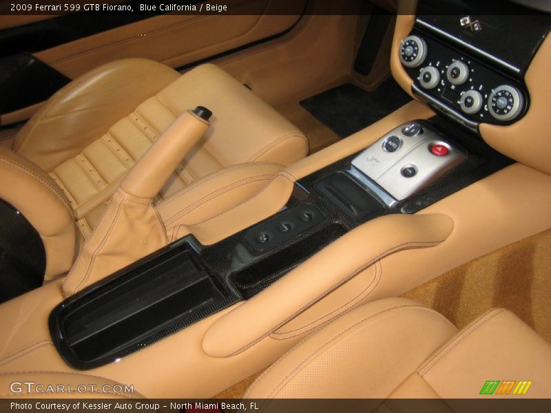 Blue California / Beige 2009 Ferrari 599 GTB Fiorano