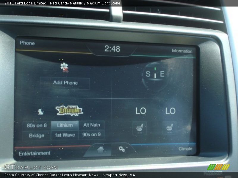 Red Candy Metallic / Medium Light Stone 2011 Ford Edge Limited