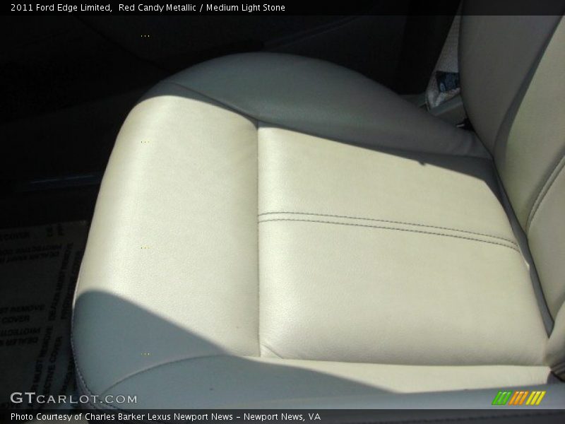 Red Candy Metallic / Medium Light Stone 2011 Ford Edge Limited