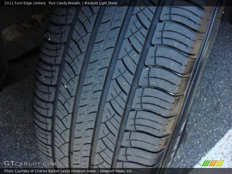 Red Candy Metallic / Medium Light Stone 2011 Ford Edge Limited