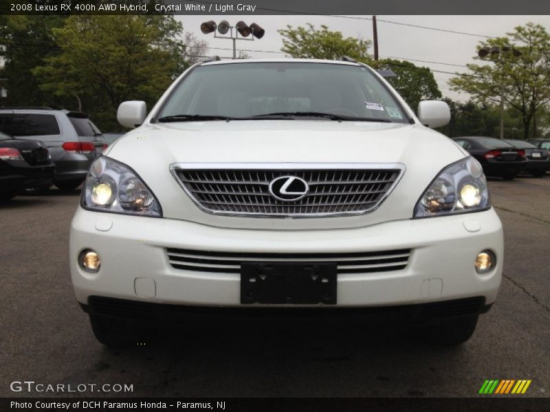 Crystal White / Light Gray 2008 Lexus RX 400h AWD Hybrid