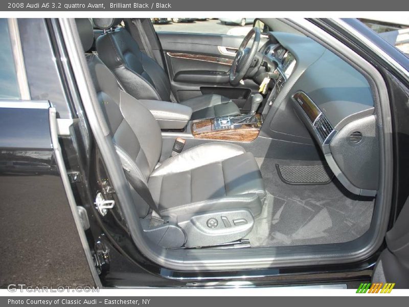 Brilliant Black / Black 2008 Audi A6 3.2 quattro Avant