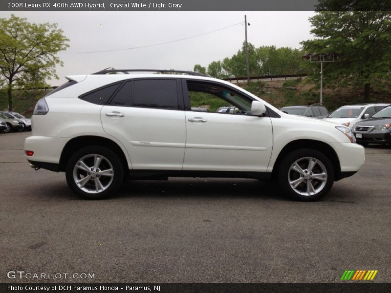 Crystal White / Light Gray 2008 Lexus RX 400h AWD Hybrid