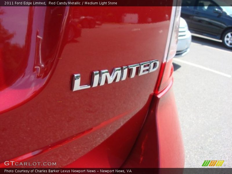 Red Candy Metallic / Medium Light Stone 2011 Ford Edge Limited
