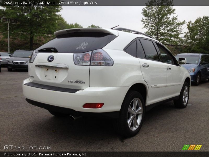 Crystal White / Light Gray 2008 Lexus RX 400h AWD Hybrid