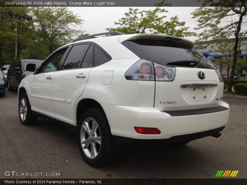 Crystal White / Light Gray 2008 Lexus RX 400h AWD Hybrid