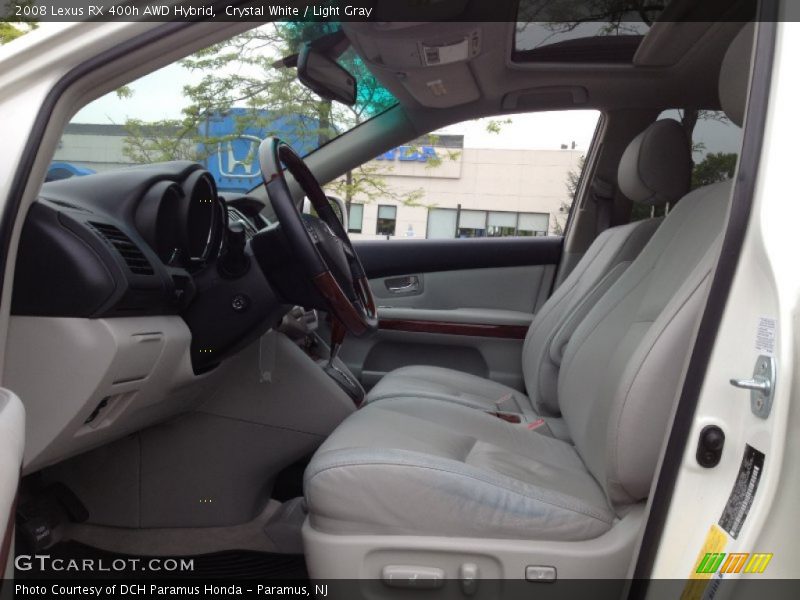 Crystal White / Light Gray 2008 Lexus RX 400h AWD Hybrid
