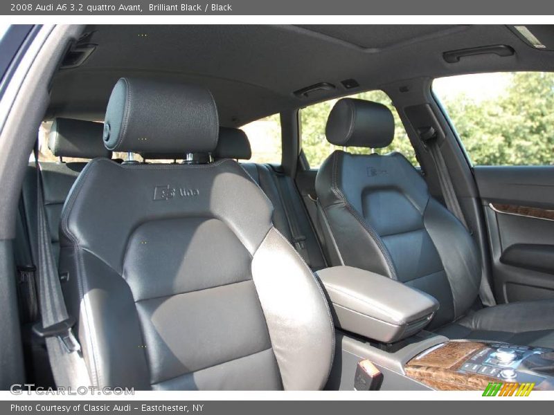 Brilliant Black / Black 2008 Audi A6 3.2 quattro Avant