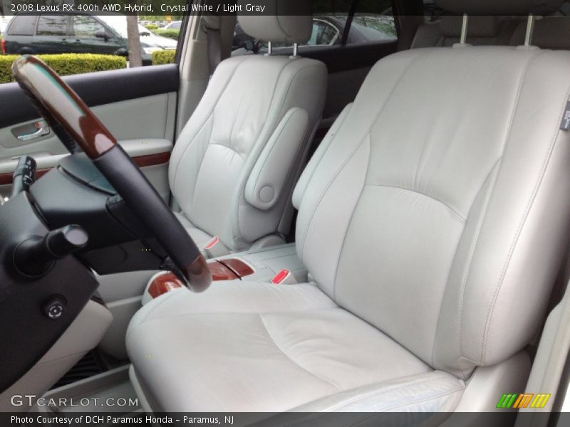 Crystal White / Light Gray 2008 Lexus RX 400h AWD Hybrid