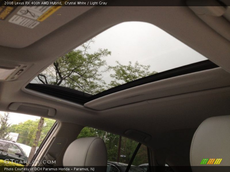 Crystal White / Light Gray 2008 Lexus RX 400h AWD Hybrid