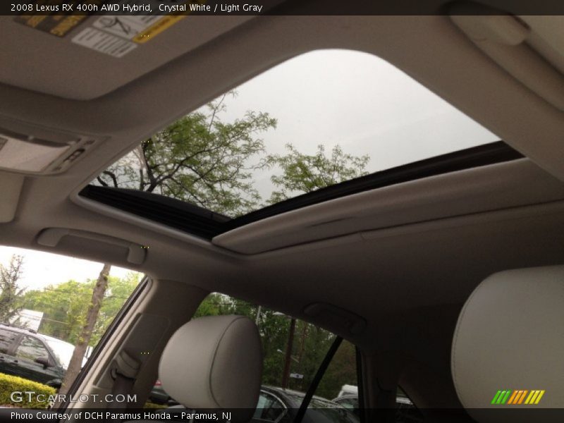 Crystal White / Light Gray 2008 Lexus RX 400h AWD Hybrid