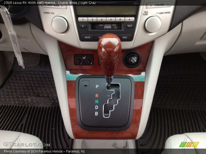 Crystal White / Light Gray 2008 Lexus RX 400h AWD Hybrid