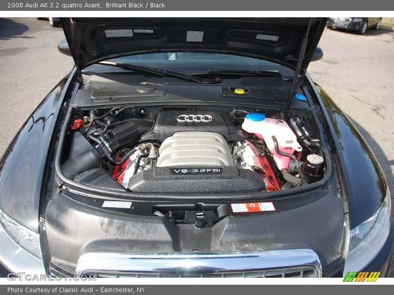 Brilliant Black / Black 2008 Audi A6 3.2 quattro Avant
