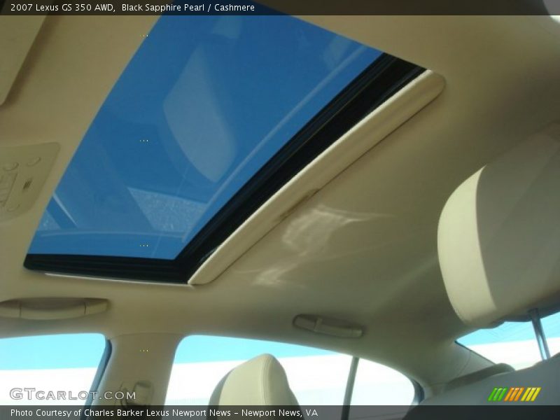 Black Sapphire Pearl / Cashmere 2007 Lexus GS 350 AWD
