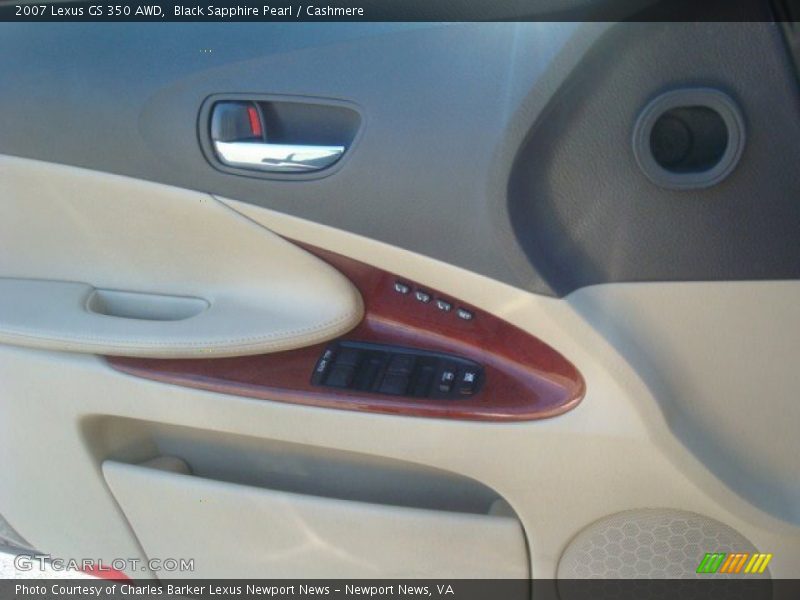 Black Sapphire Pearl / Cashmere 2007 Lexus GS 350 AWD