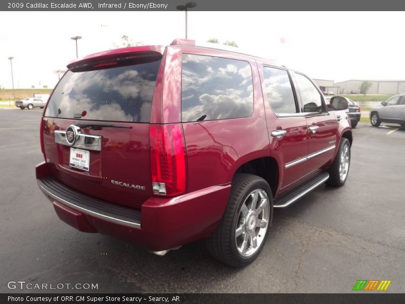 Infrared / Ebony/Ebony 2009 Cadillac Escalade AWD