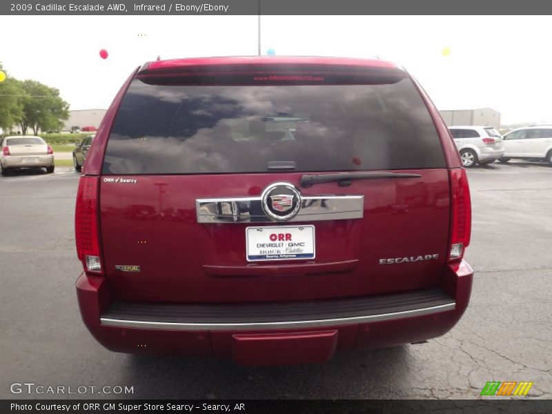 Infrared / Ebony/Ebony 2009 Cadillac Escalade AWD