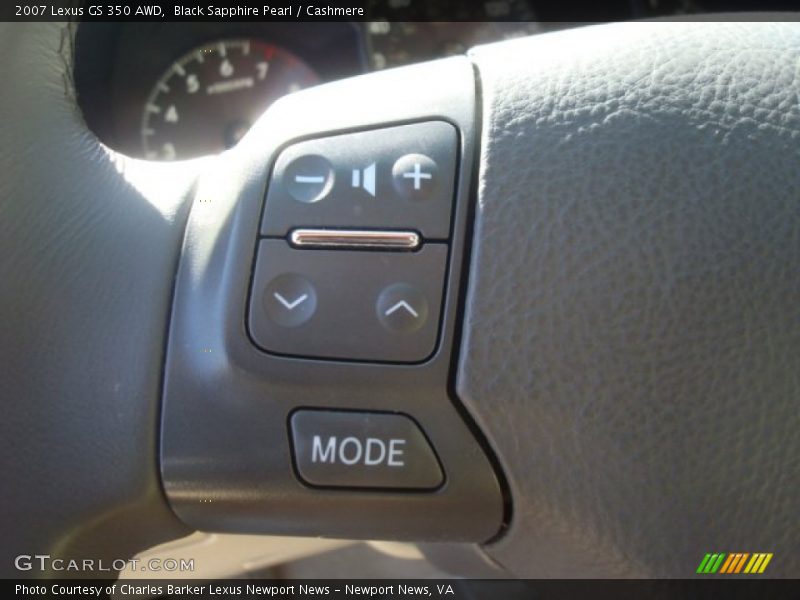 Black Sapphire Pearl / Cashmere 2007 Lexus GS 350 AWD