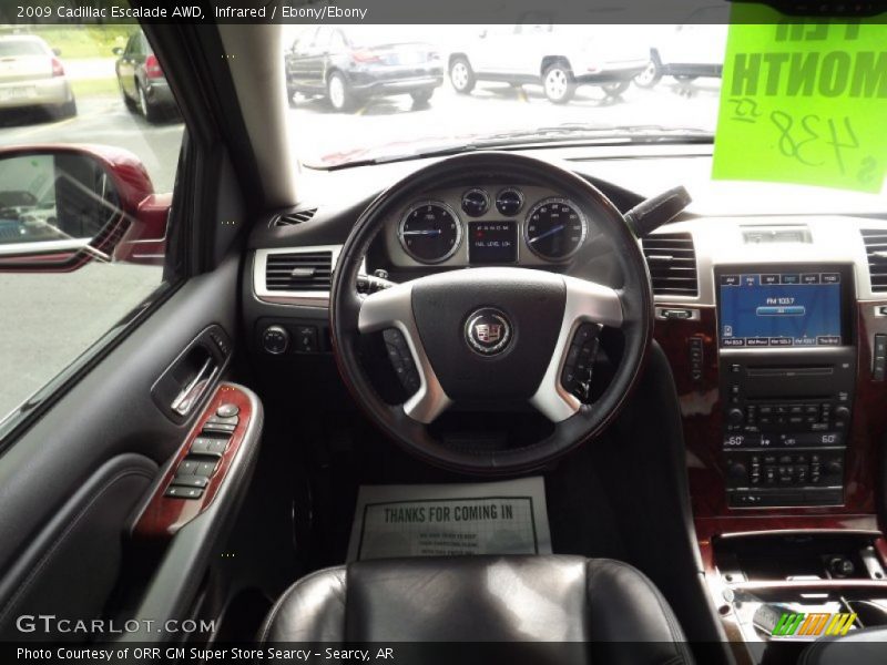 Infrared / Ebony/Ebony 2009 Cadillac Escalade AWD