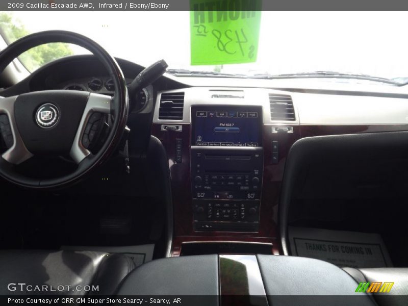 Infrared / Ebony/Ebony 2009 Cadillac Escalade AWD