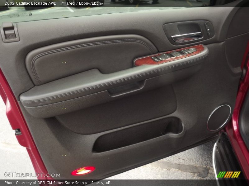 Infrared / Ebony/Ebony 2009 Cadillac Escalade AWD