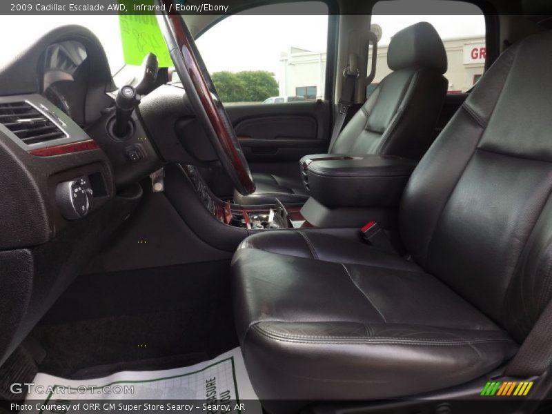 Infrared / Ebony/Ebony 2009 Cadillac Escalade AWD
