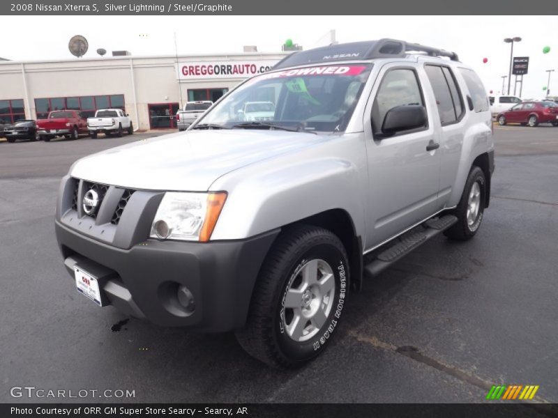 Silver Lightning / Steel/Graphite 2008 Nissan Xterra S