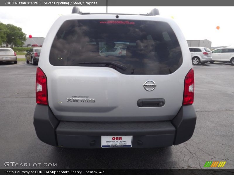 Silver Lightning / Steel/Graphite 2008 Nissan Xterra S