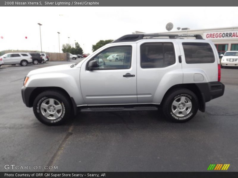 Silver Lightning / Steel/Graphite 2008 Nissan Xterra S