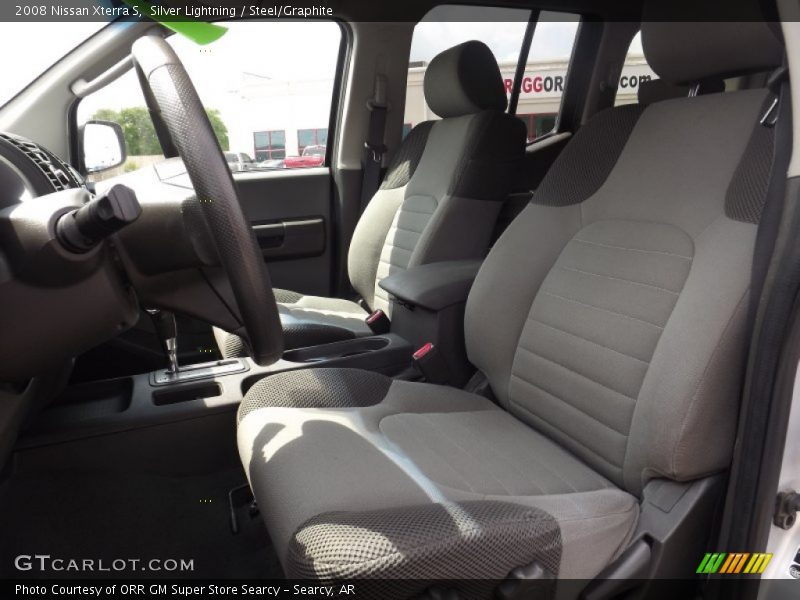 Silver Lightning / Steel/Graphite 2008 Nissan Xterra S