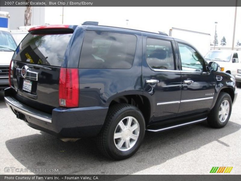 Blue Chip / Ebony/Ebony 2007 Cadillac Escalade