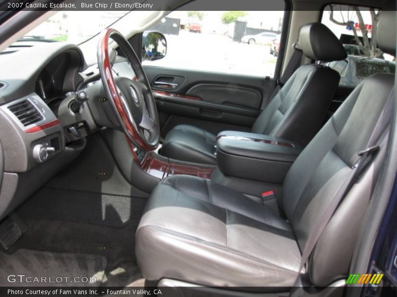 Blue Chip / Ebony/Ebony 2007 Cadillac Escalade