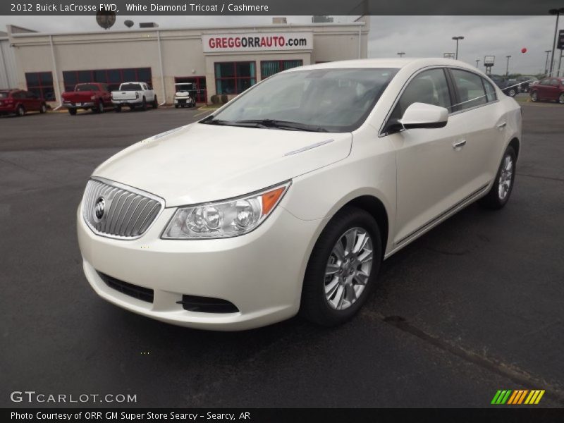White Diamond Tricoat / Cashmere 2012 Buick LaCrosse FWD