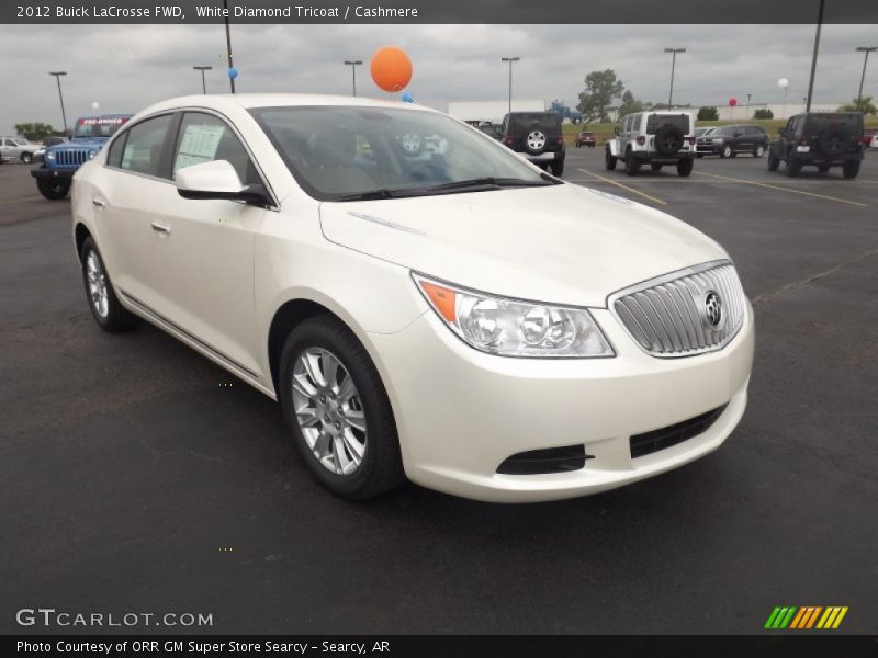 White Diamond Tricoat / Cashmere 2012 Buick LaCrosse FWD