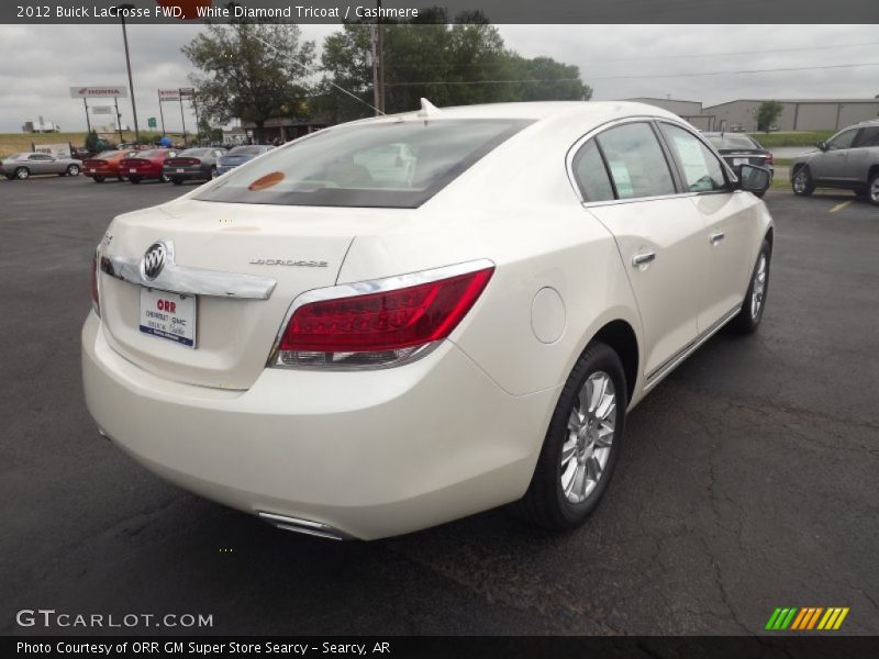 White Diamond Tricoat / Cashmere 2012 Buick LaCrosse FWD
