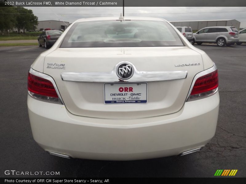 White Diamond Tricoat / Cashmere 2012 Buick LaCrosse FWD