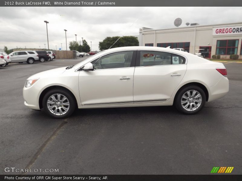White Diamond Tricoat / Cashmere 2012 Buick LaCrosse FWD