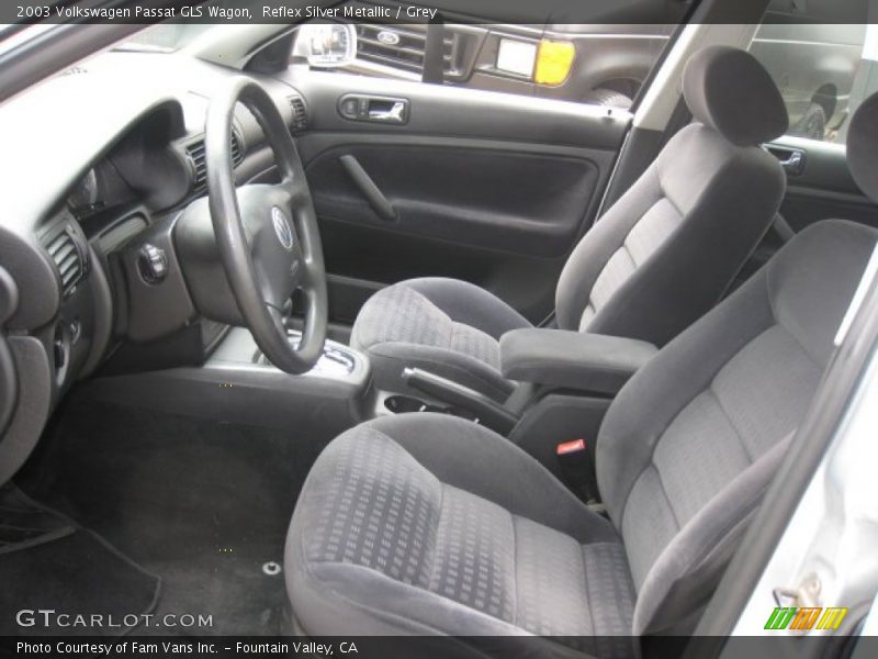 Reflex Silver Metallic / Grey 2003 Volkswagen Passat GLS Wagon
