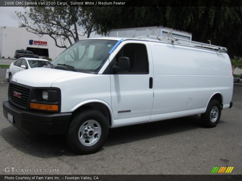 Summit White / Medium Pewter 2006 GMC Savana Van 2500 Cargo